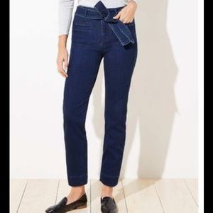 LOFT High Waist Straight Leg Jeans size 30/10!!